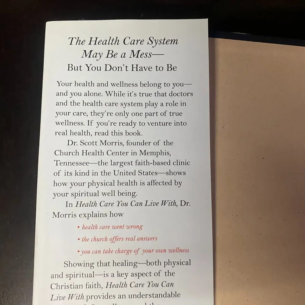 Health Care You Can Live With Discover Wholeness Body Spirit Millar Morris